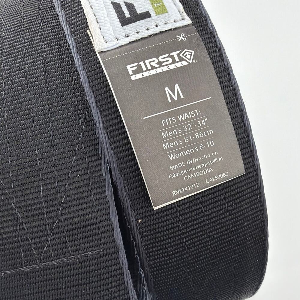 First Tactical Unisex Black Belt 1.75” Size M - Picture 7 of 9